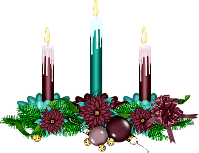 Tubes De Noel - Floral Design Clipart (693x533), Png Download