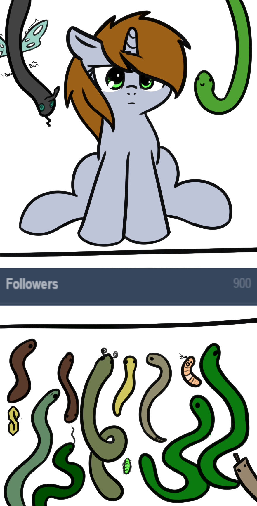 1395787 - Fall Of Equestria Changeling Clipart (880x1732), Png Download