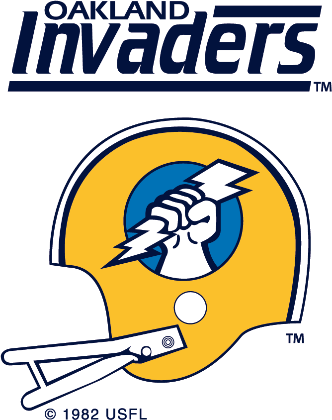 Oakland Invaders Usfl Logo Clipart (706x881), Png Download