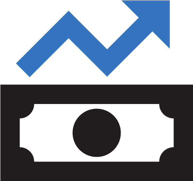 Trending Arrow Icon Png Clipart (755x745), Png Download