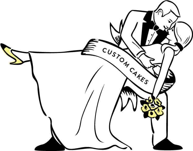 Wedding Cake Clip Art - Png Download (758x600), Png Download