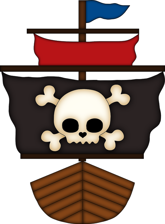 Pirate Birthday Clipart - Png Download (530x720), Png Download