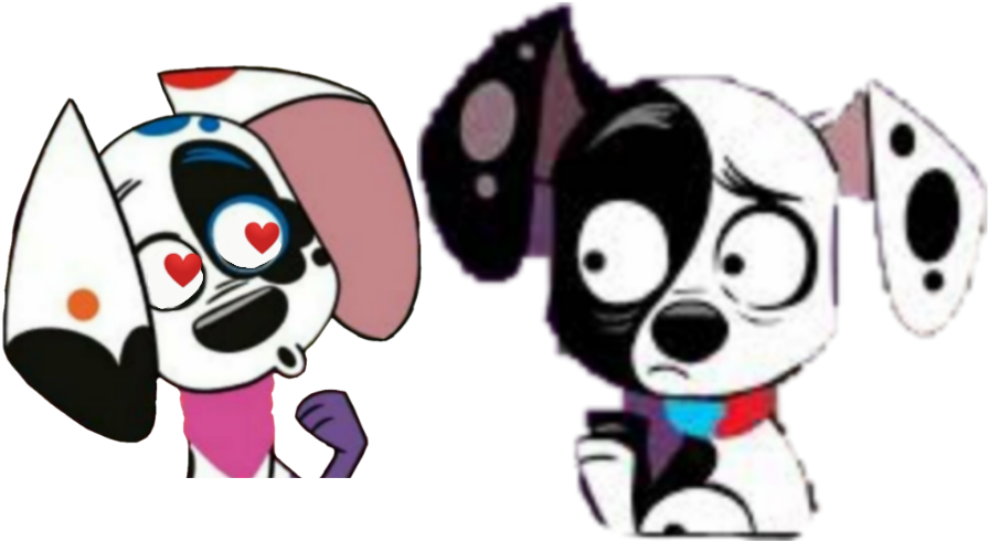 101 Dalmatian Street Deepak Hate Da Vinci - Cartoon Clipart (1080x1080), Png Download
