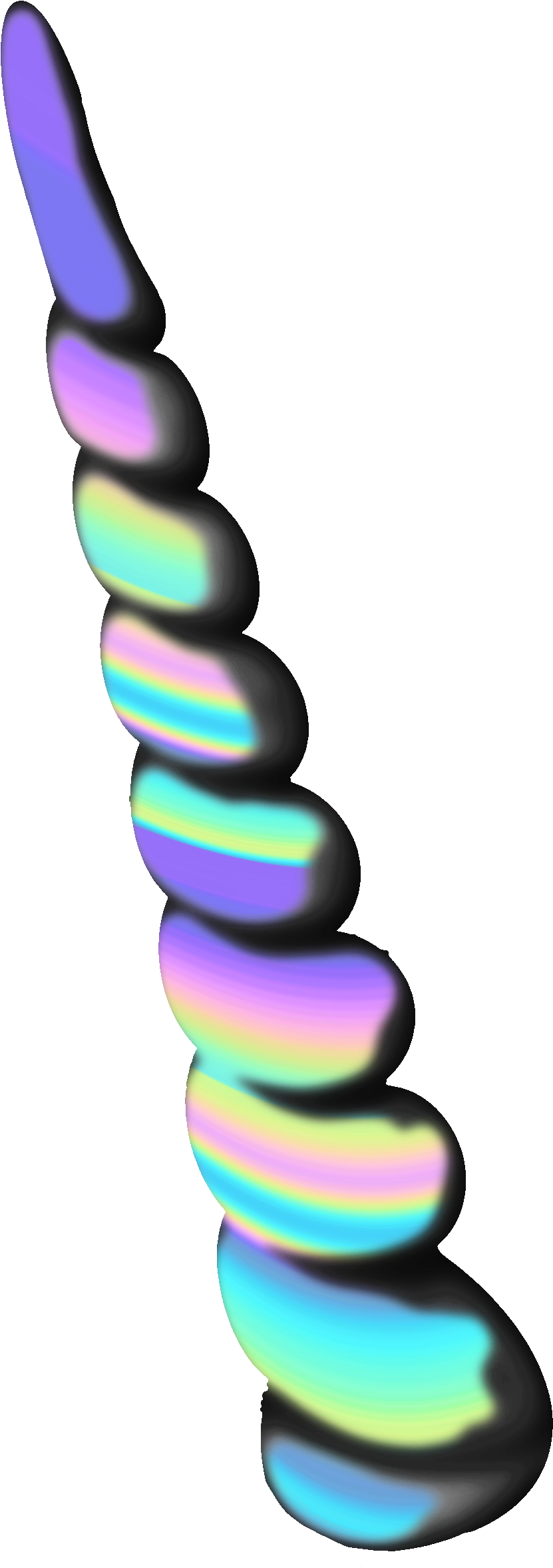 #unicorn #horn #holo #holographic #rainbow #dinah #dinaaaaaah Clipart (2500x2500), Png Download