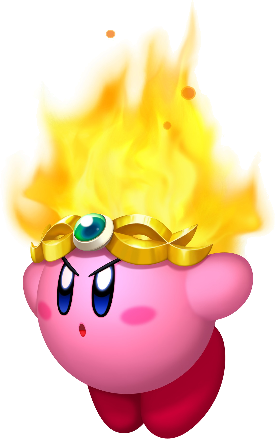 Kirby Clipart Mario Hat - Kirby Copy Abilities Fire - Png Download (1920x1920), Png Download
