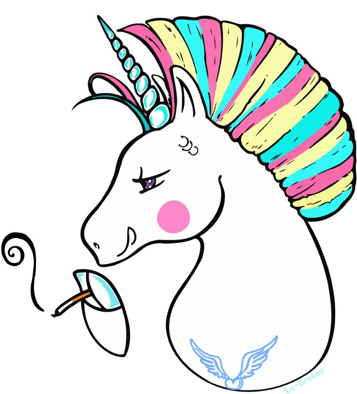 Rebel Unicorn - Unicorn Clipart (820x860), Png Download