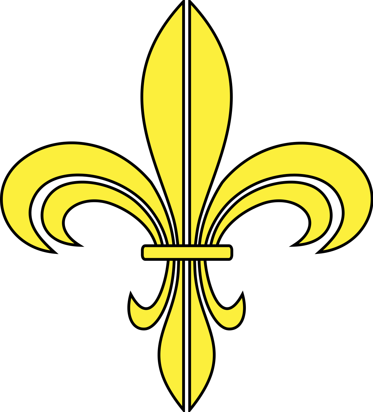 Fleur-de-lis Clipart (1200x1326), Png Download