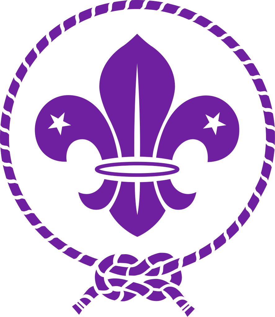 World Scout Emblem Inverse - Fleur De Lis Scouts Clipart (887x1024), Png Download