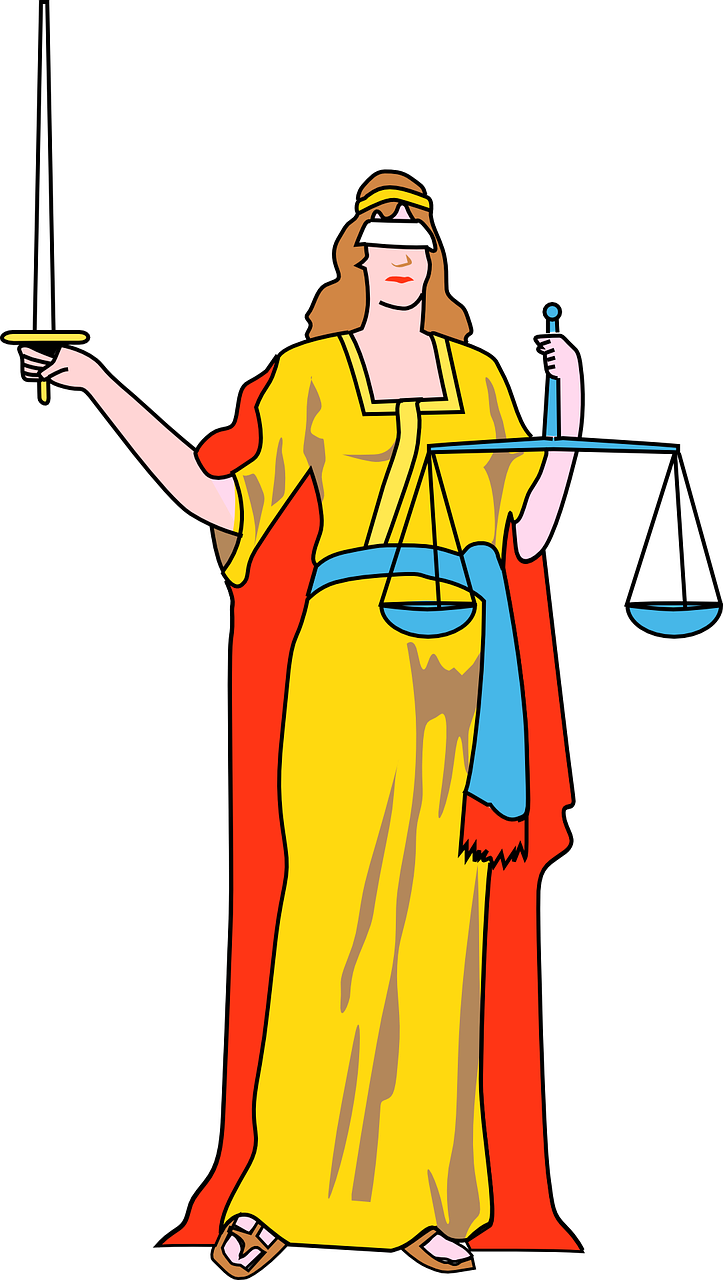 Scale Clipart Lady Justice - Lady Justice Clipart Png Transparent Png (723x1280), Png Download