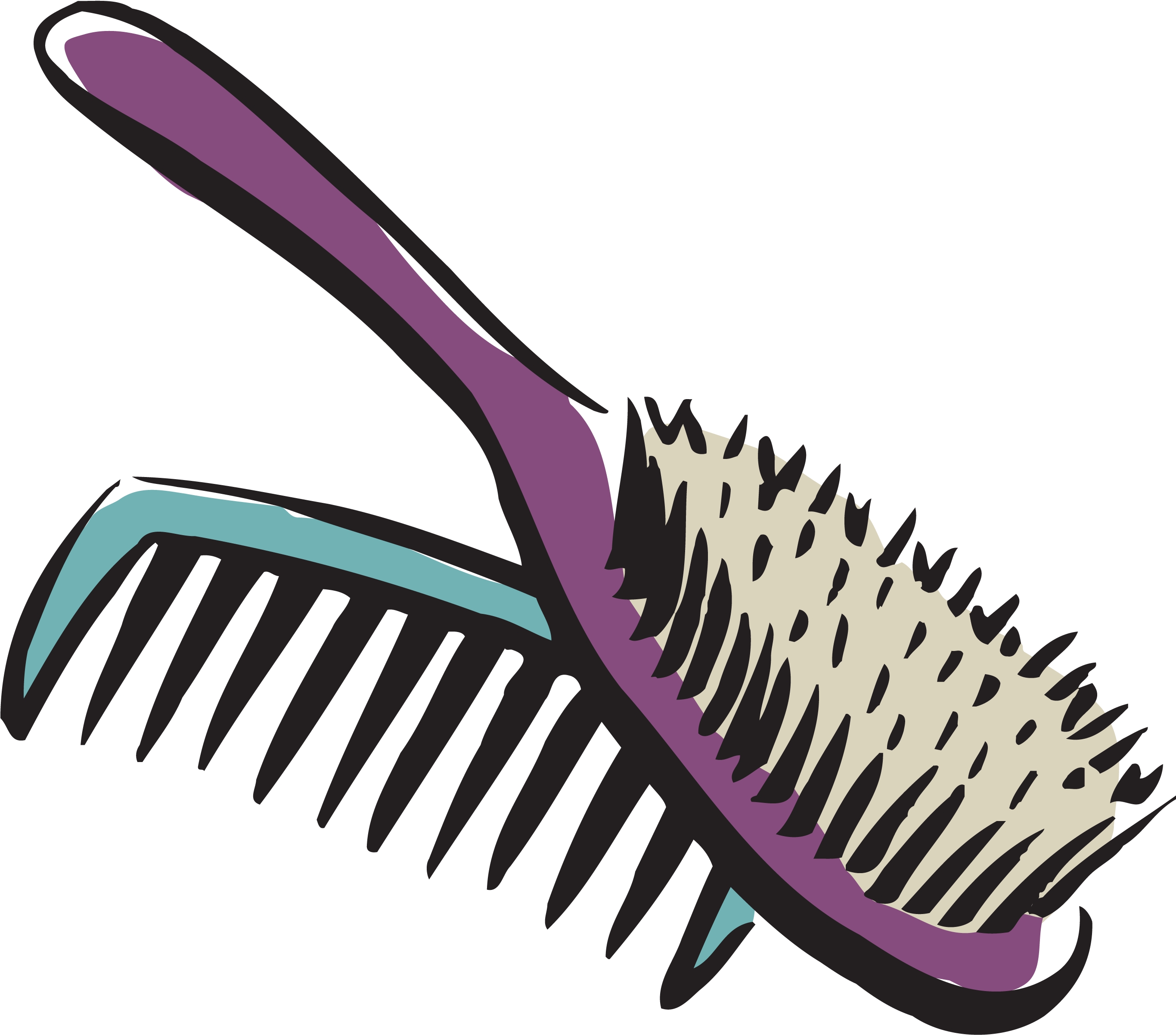 Викторина «наше Здоровье В Наших Руках» - Hair Brush And Comb Clipart - Png Download (2730x2423), Png Download