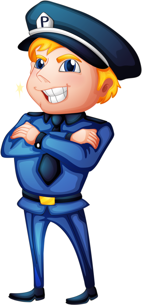 Politieman Tekening Clipart (479x1024), Png Download
