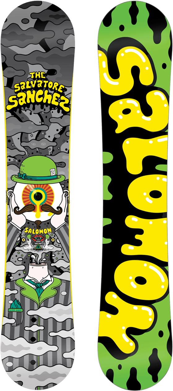 Snowboard Png Image - Salomon Salvatore Sanchez Snowboard Clipart (755x1280), Png Download