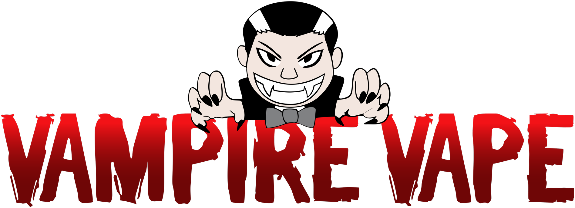 Transparent Vape Png - Vampire Vape Clipart (1896x687), Png Download