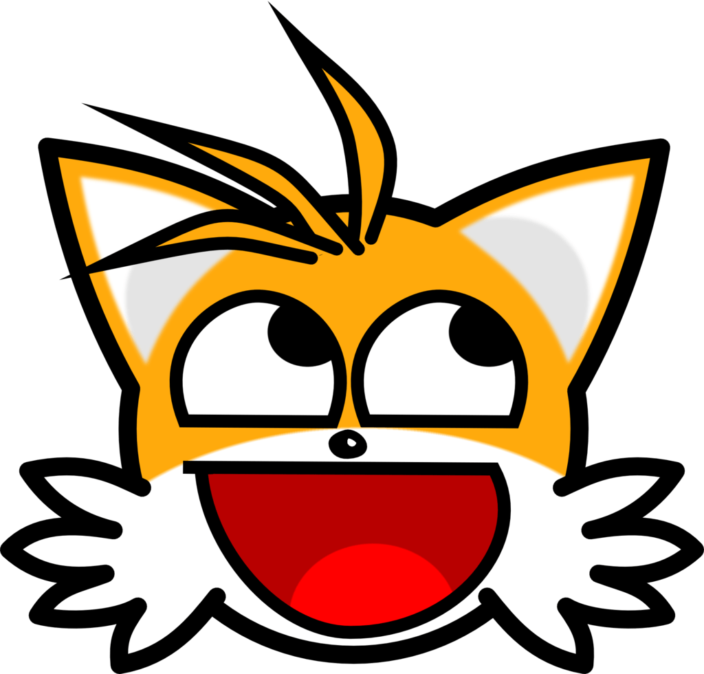 Tails Awesome Face - Tails Face Png Clipart (1024x980), Png Download