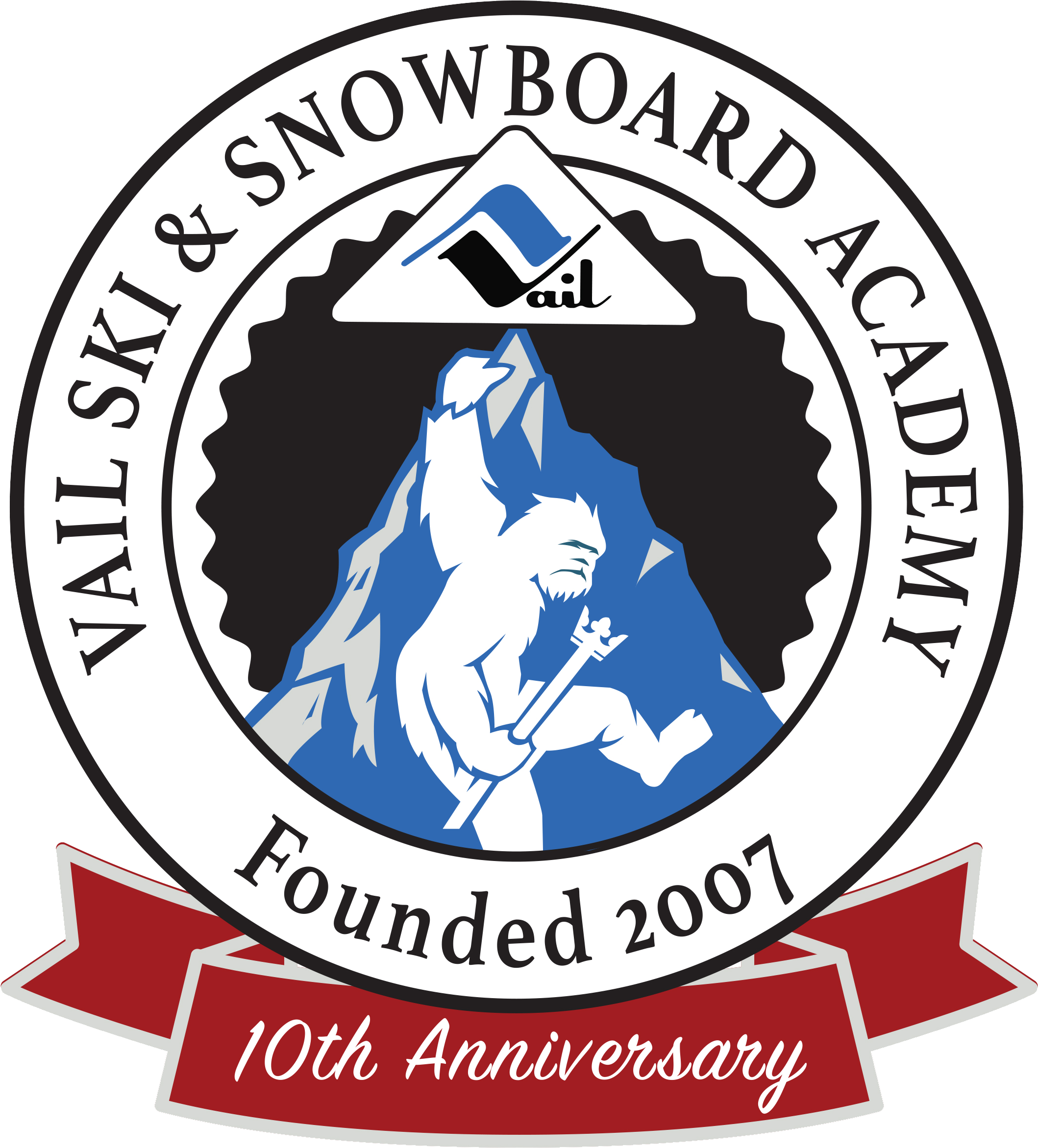 Transparent Ski Clipart - Vail Ski And Snowboard Academy - Png Download (2118x2344), Png Download