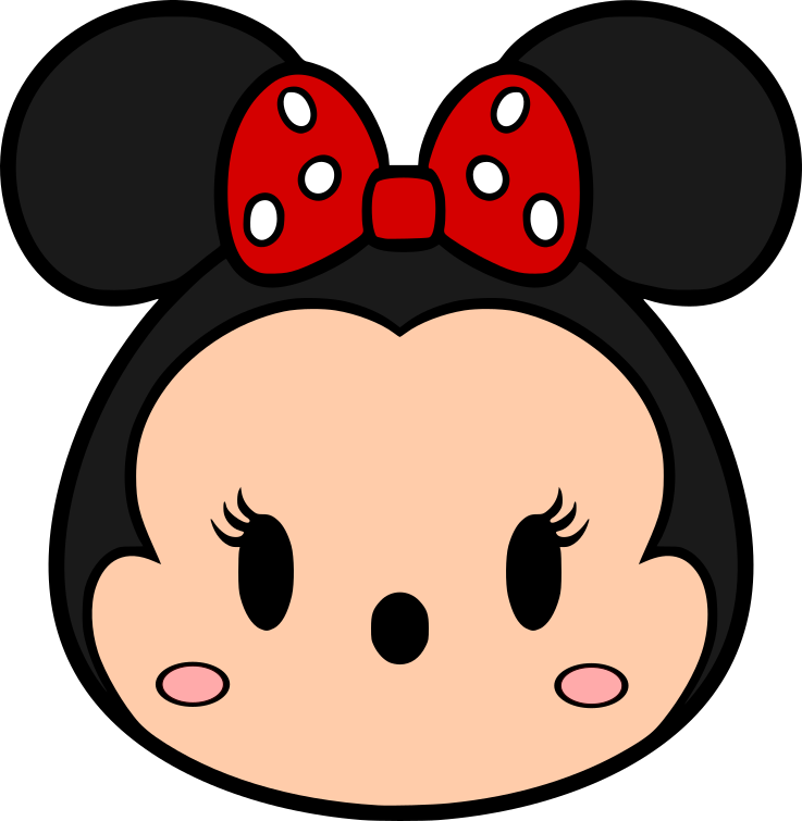 Frozen Clipart Tsum Tsum - Minnie Mouse Tsum Tsum Cartoon - Png Download (737x755), Png Download
