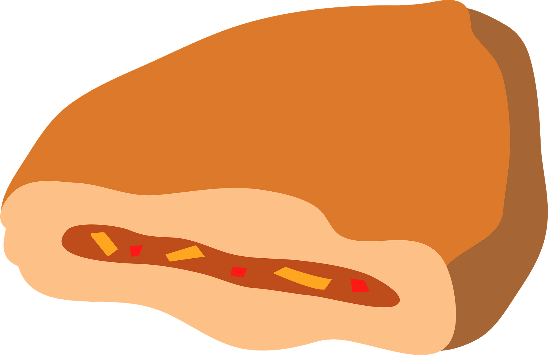 Hot Dog Clipart (1920x1245), Png Download