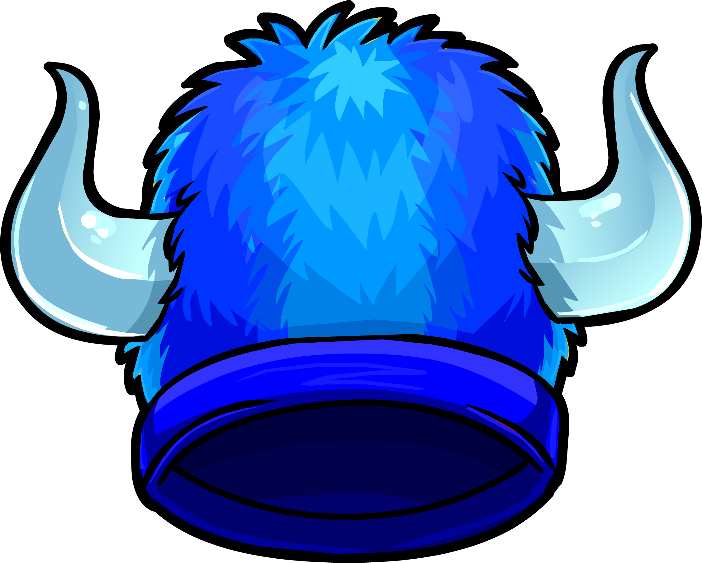 Club Penguin Blue Viking Helmet - Viking Helmet Blue Png Clipart (2254x1809), Png Download