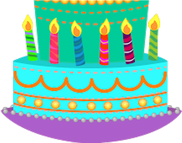 Birthday Cake Clipart Candle - Transparent Background Birthday Cake Clipart - Png Download (640x480), Png Download