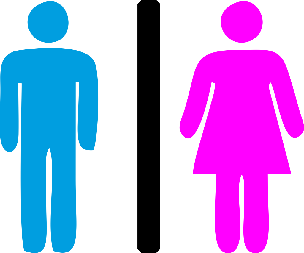 Men Women Toilet Sign Clipart Icon - Men And Women Icon - Png Download (1024x850), Png Download