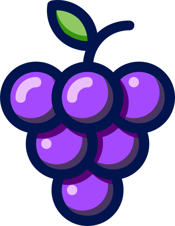 Plant,grape,purple - Purple Grapes Clipart - Png Download (579x749), Png Download