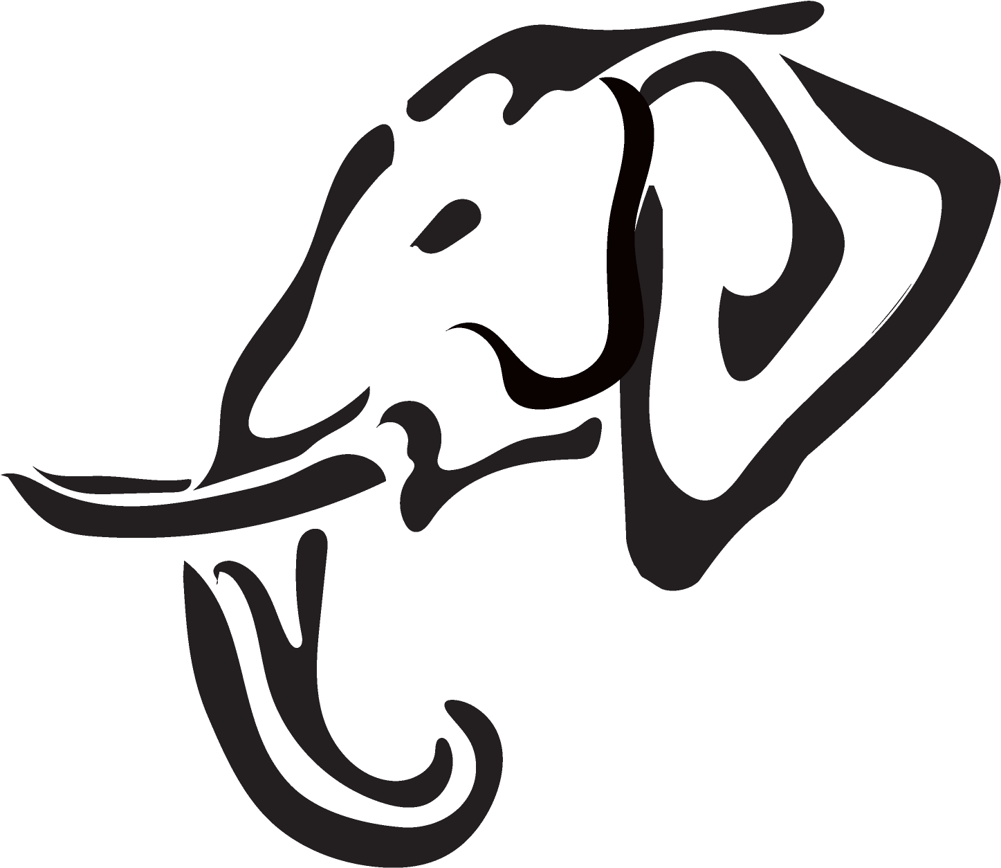 Logo Kepala Mammoth Clipart (1764x1764), Png Download