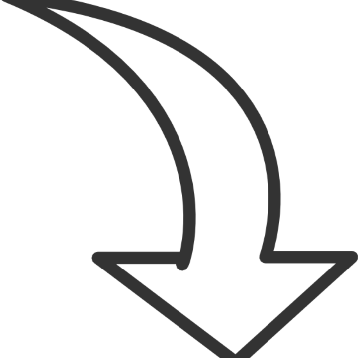 Raf Red Arrows 2019 Schedule Png - Transparent Background Curved Arrow Clipart (720x720), Png Download