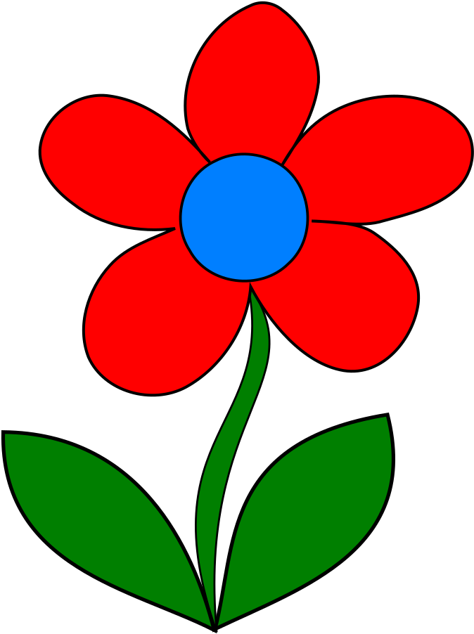 Blue Flower Svg Clip Arts - Pink Animated Flowers Png Transparent Png (1024x1024), Png Download