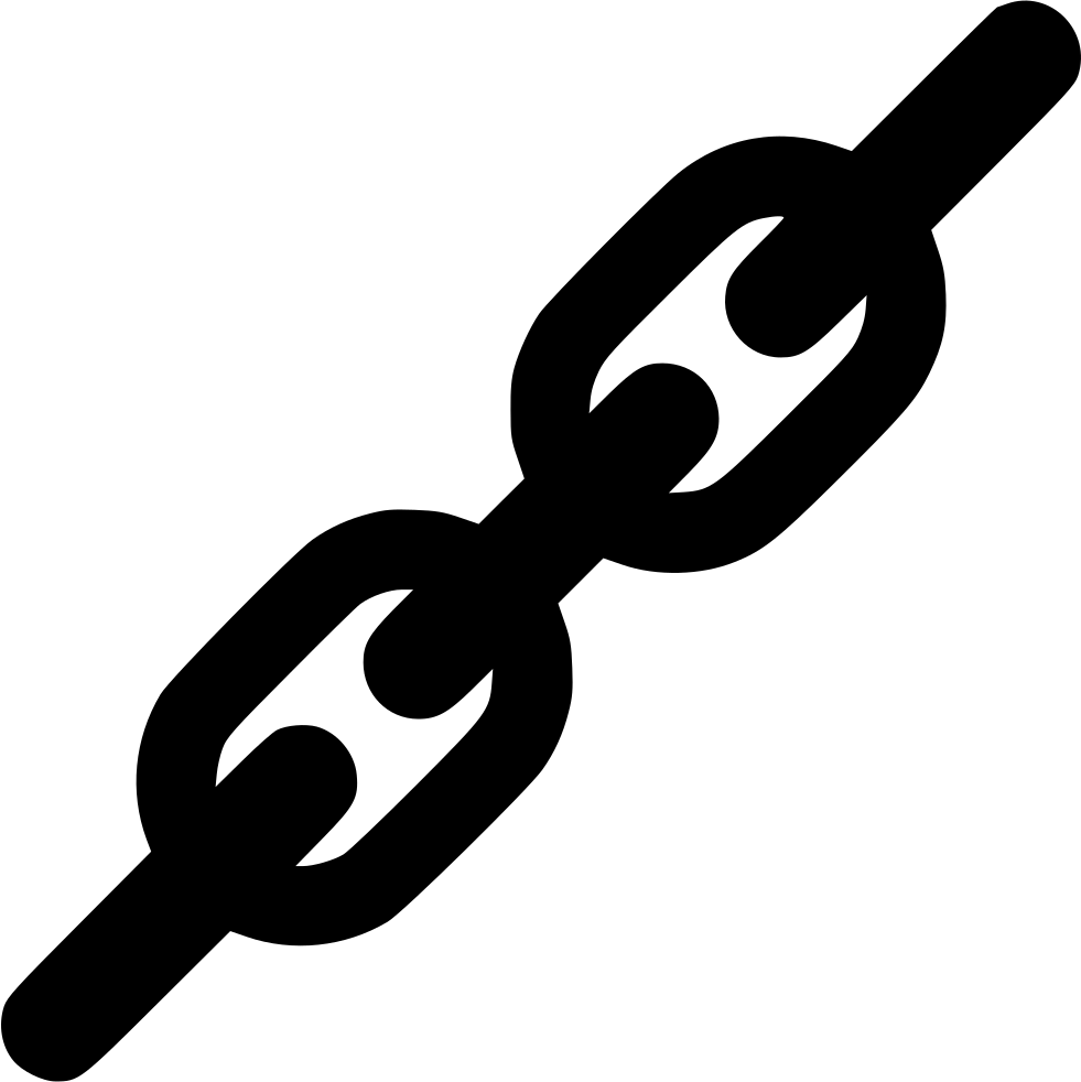 Link Connective Png Icon Free Download Comments Clipart - Link Chain Icon Png Transparent Png (981x982), Png Download