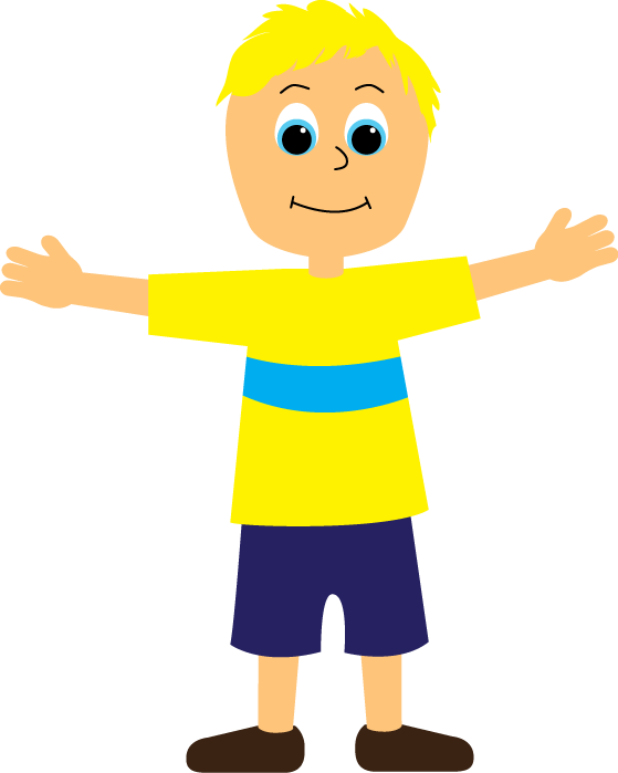 Transparent Sister Missionaries Clipart - Boy With Yellow Hair Cartoon - Png Download (559x699), Png Download