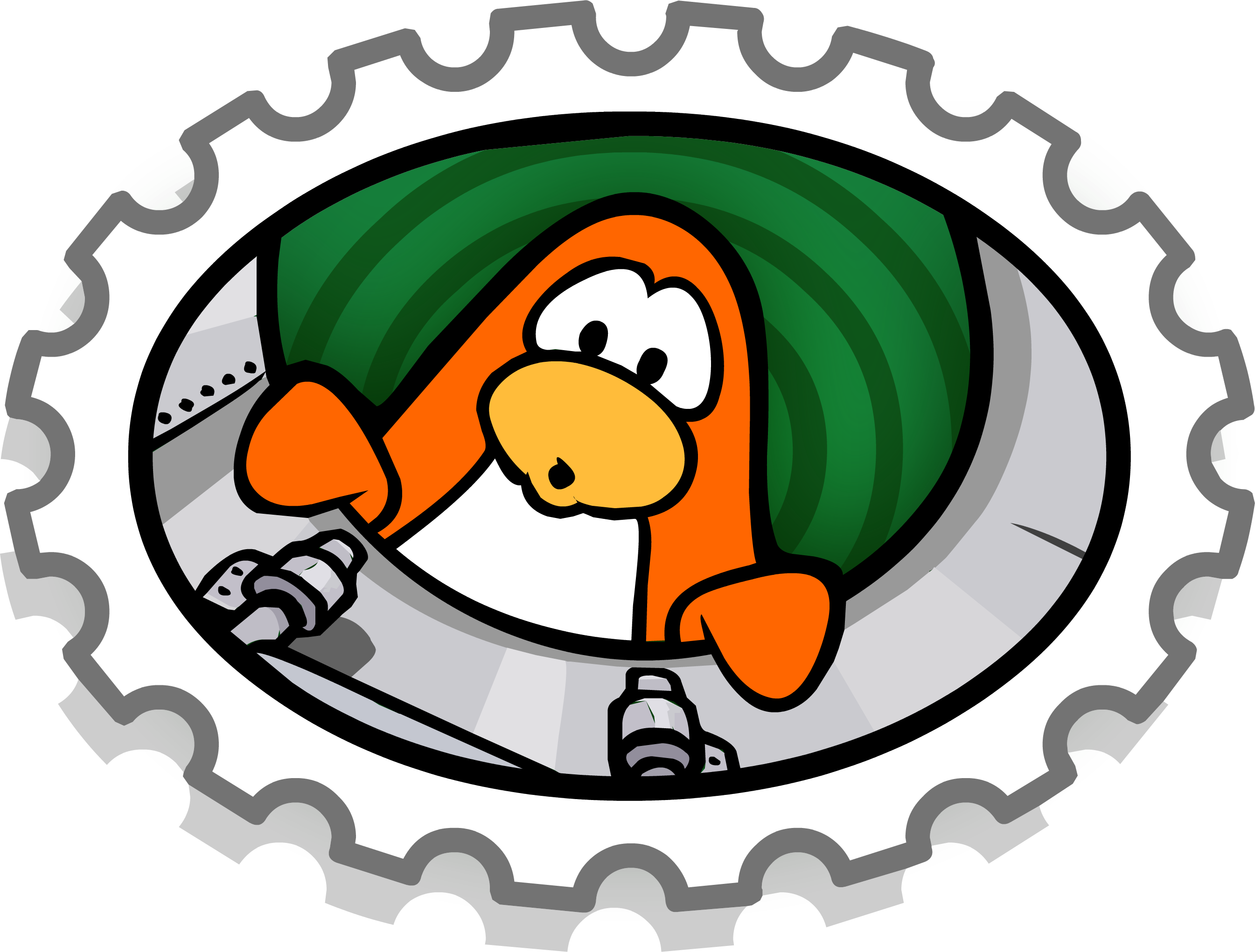Christmas Stamp Clipart Jpg Freeuse Underground Stamp - Club Penguin Recycling Stamp - Png Download (2690x2042), Png Download