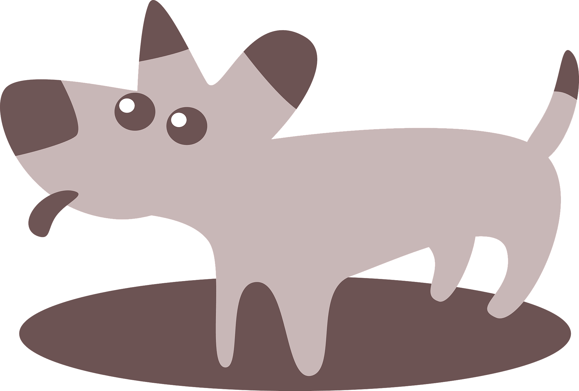 Dog Clipart (1920x1298), Png Download