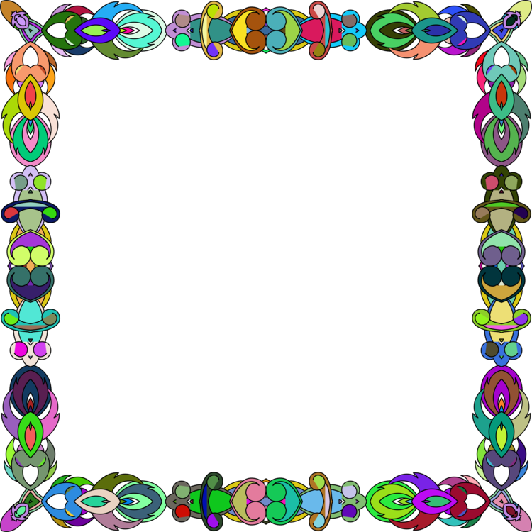 Download Transparent Digital Frame Png - Abstract Frame Clip Arts