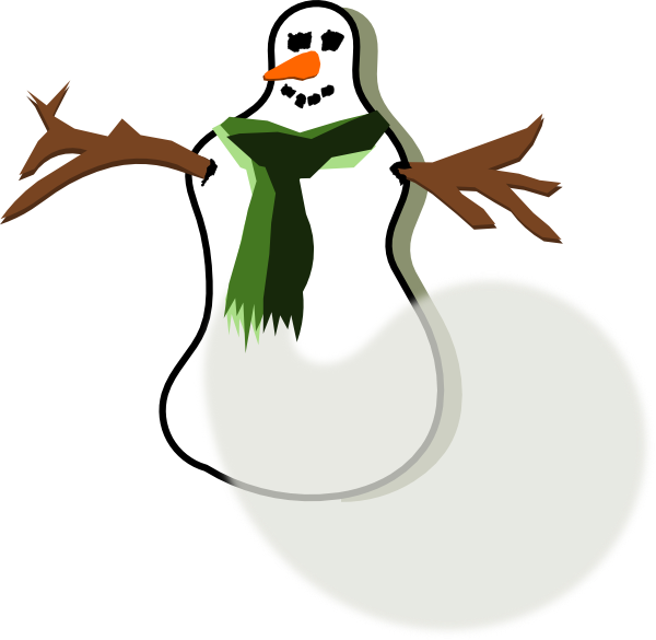 Snowman Clipart (600x585), Png Download