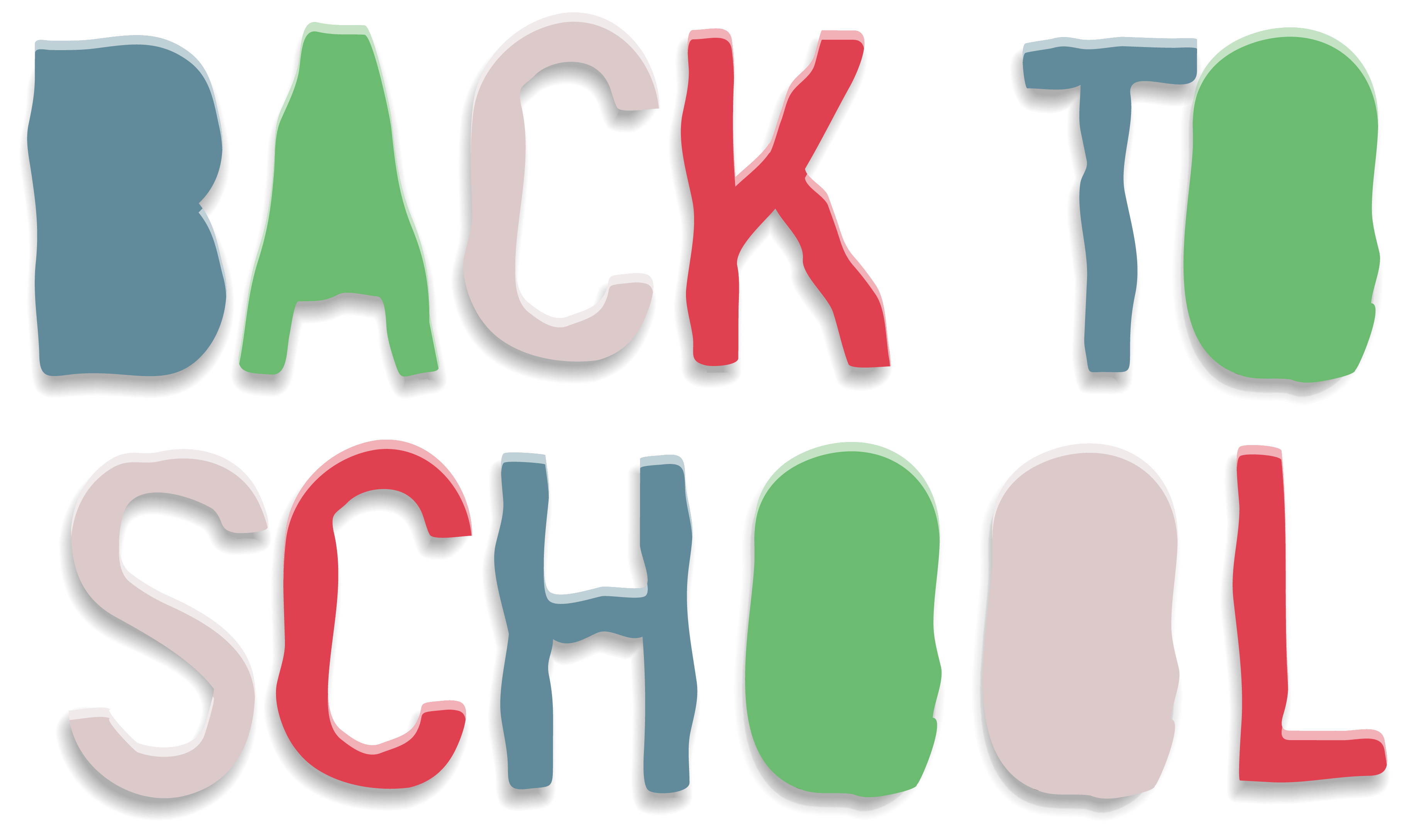 Modern School Clipart Royalty Free Back To School Modern - Clip Art - Png Download (3761x2444), Png Download