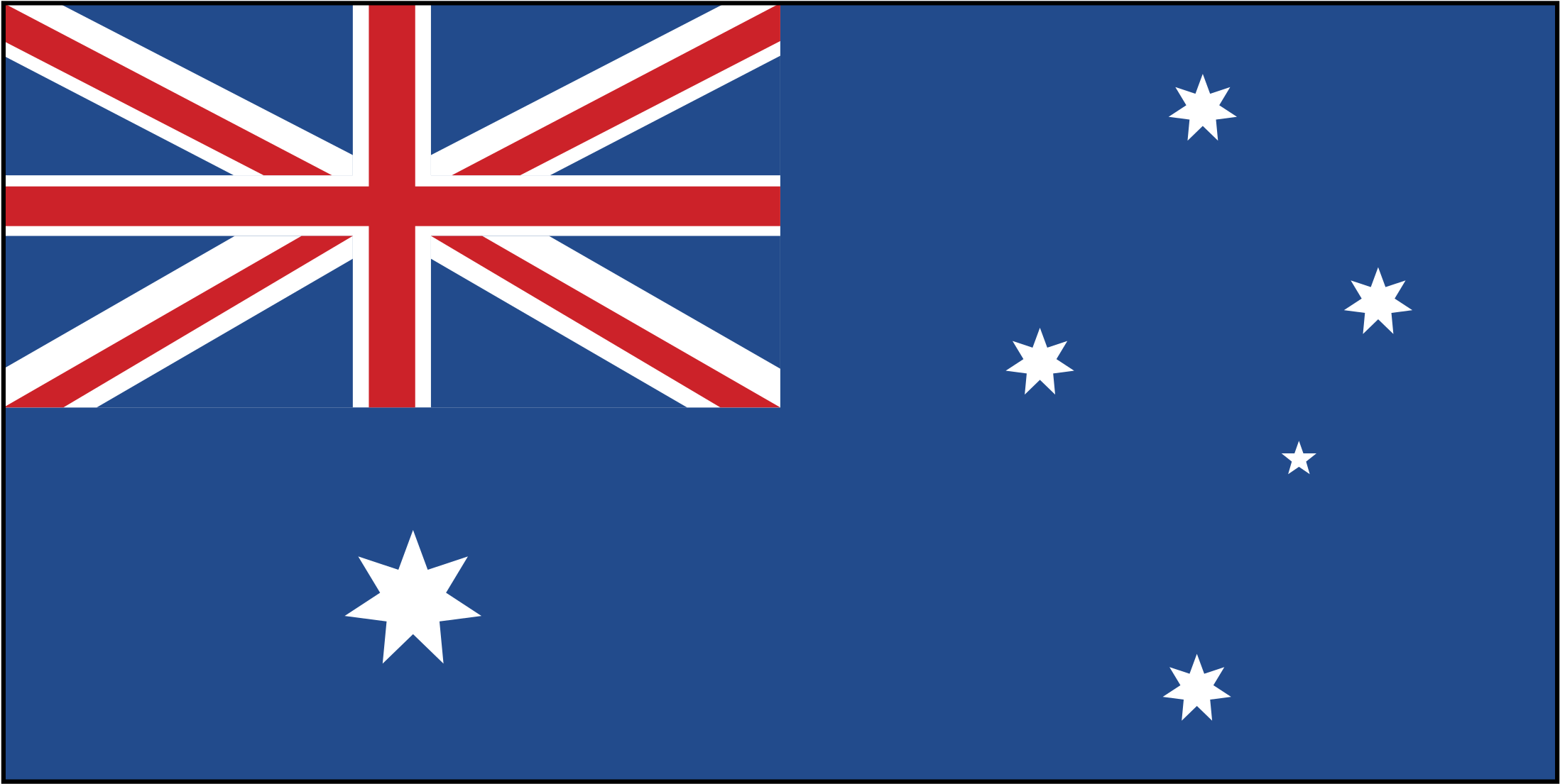 Australia Flag Clipart Vector Svg Black And White Australia - Australia Cricket Team Flag - Png Download (2400x2400), Png Download