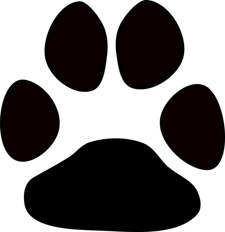 Paw,monochrome Photography,eyewear - Dog Huella Clipart (726x750), Png Download