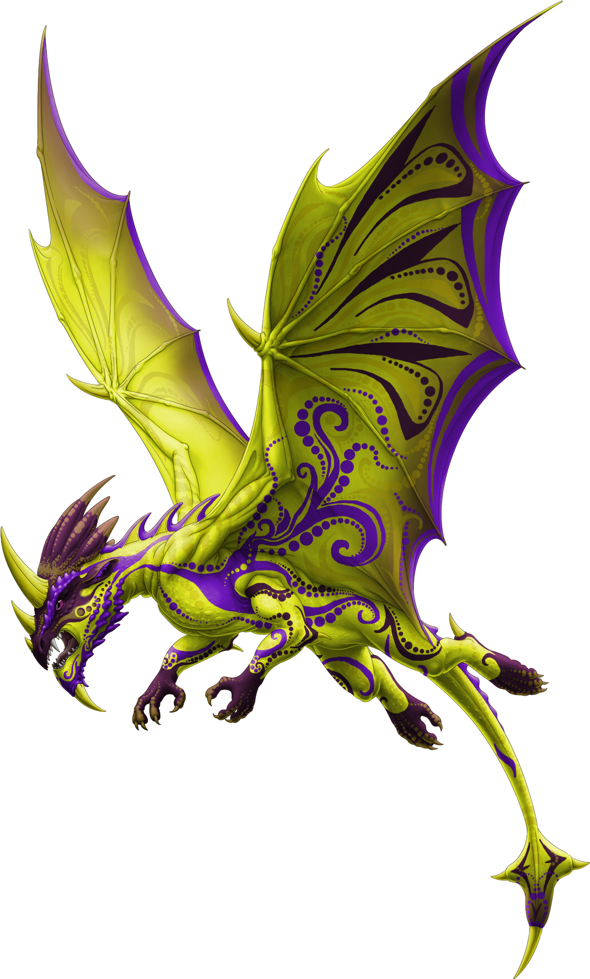 Gargoyle Clipart Baby Dragon , Png Download - Gargoyle Demon Dragon Transparent Png (1185x1966), Png Download