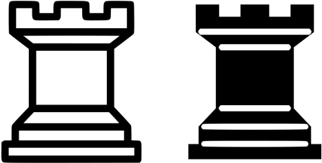 Chess Piece Rook Png Icons - Rook Chess Piece Clipart (600x600), Png Download