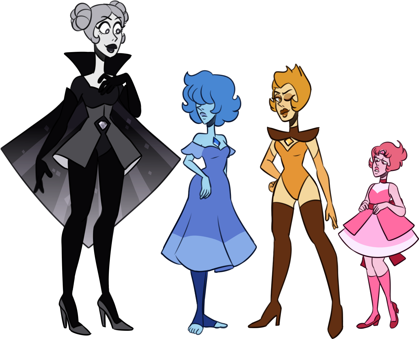 Au Where The Pearls Are Diamonds - Steven Universe Pearl Au Clipart (1424x1152), Png Download