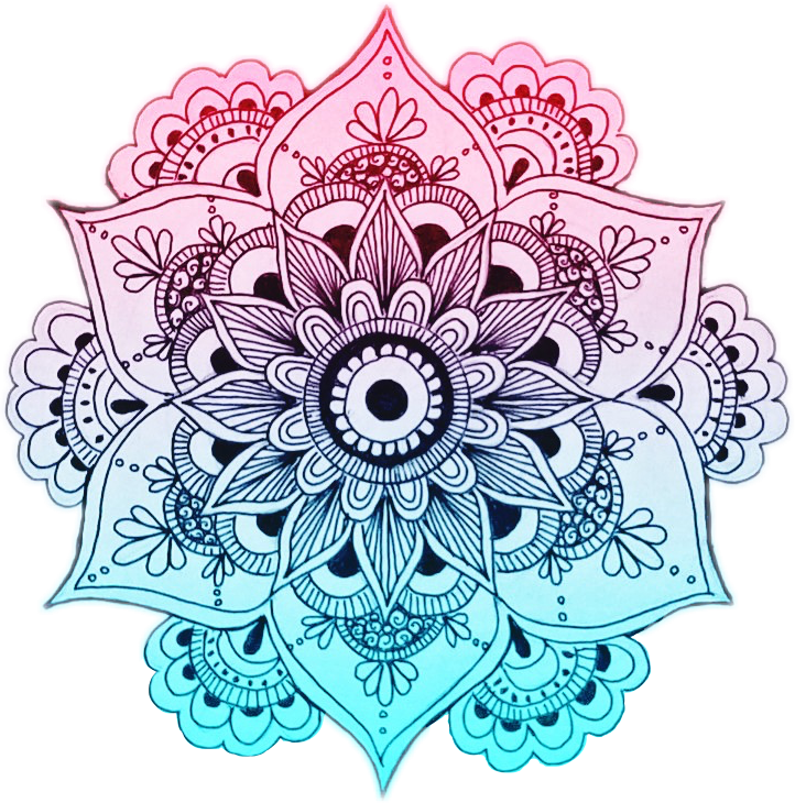 Mandala Art Designs Png Clipart (722x730), Png Download