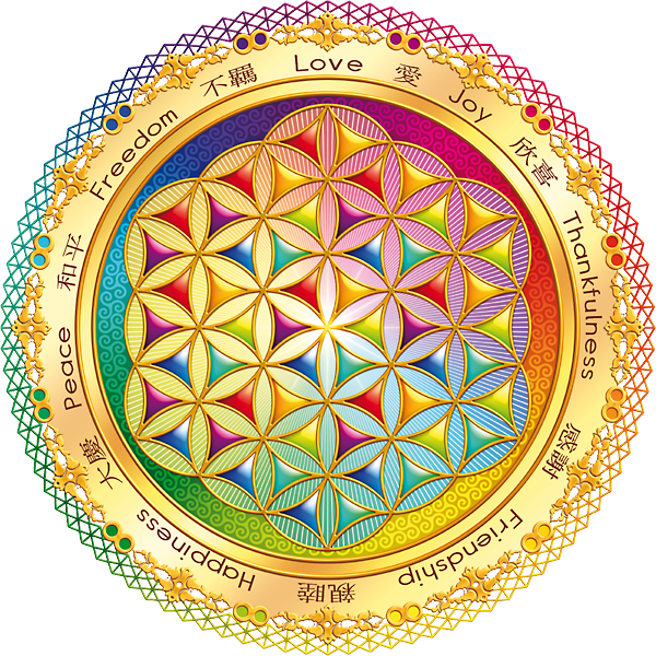 Flower Of Life By Lilyas Clipart - Flower Of Life - Png Download (600x600), Png Download