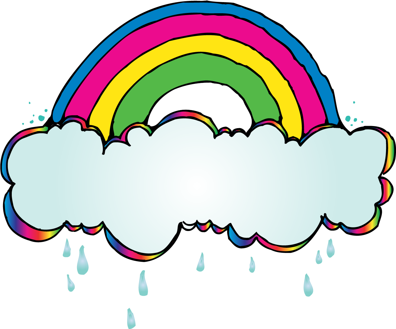 Rainbow March Clipart - Png Download (1325x1101), Png Download