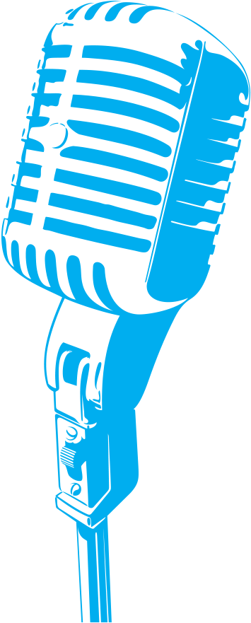 Stand Up Comedy Mic Clipart (370x888), Png Download