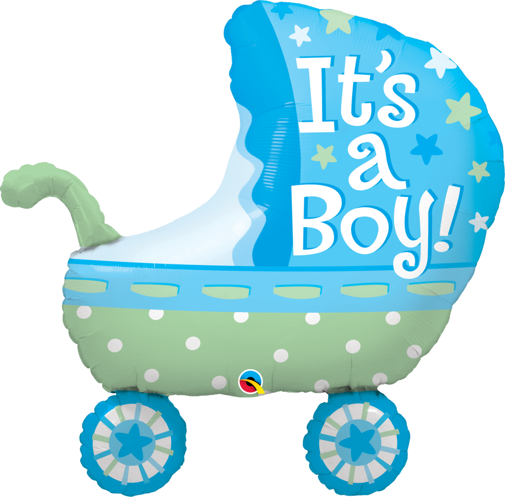 Transparent Pram Clipart - Balloon Its A Boy - Png Download (1024x1008), Png Download