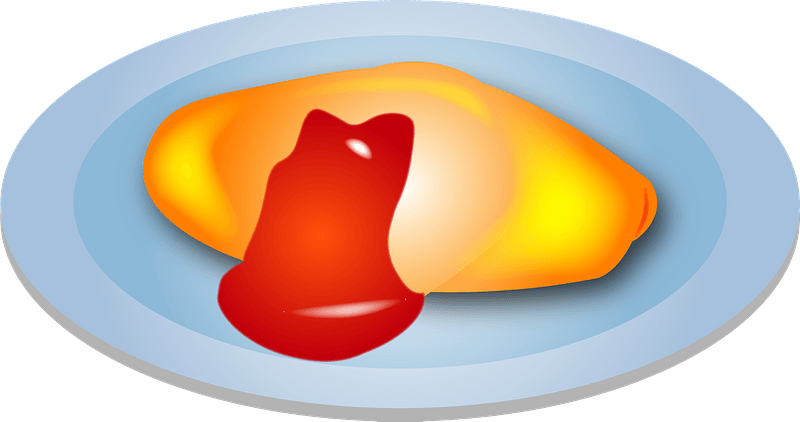 Omelette Food Egg Dish Clipart - Png Download (800x422), Png Download