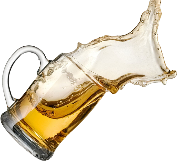 Coffee Liquid Draught Tea Spilled Beer Glassware Clipart - Spilled Beer Png Transparent Png (680x513), Png Download