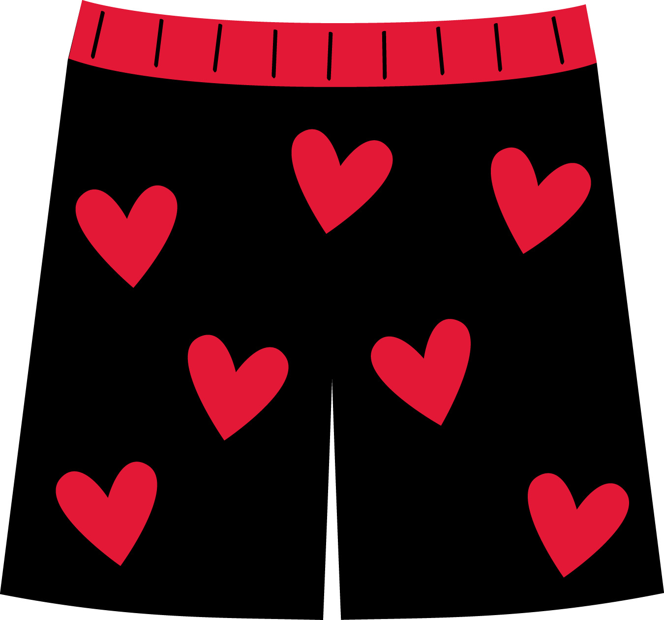 Transparent Nursery Rhymes Clipart - Boxer Short Clip Art Png (1350x1260), Png Download