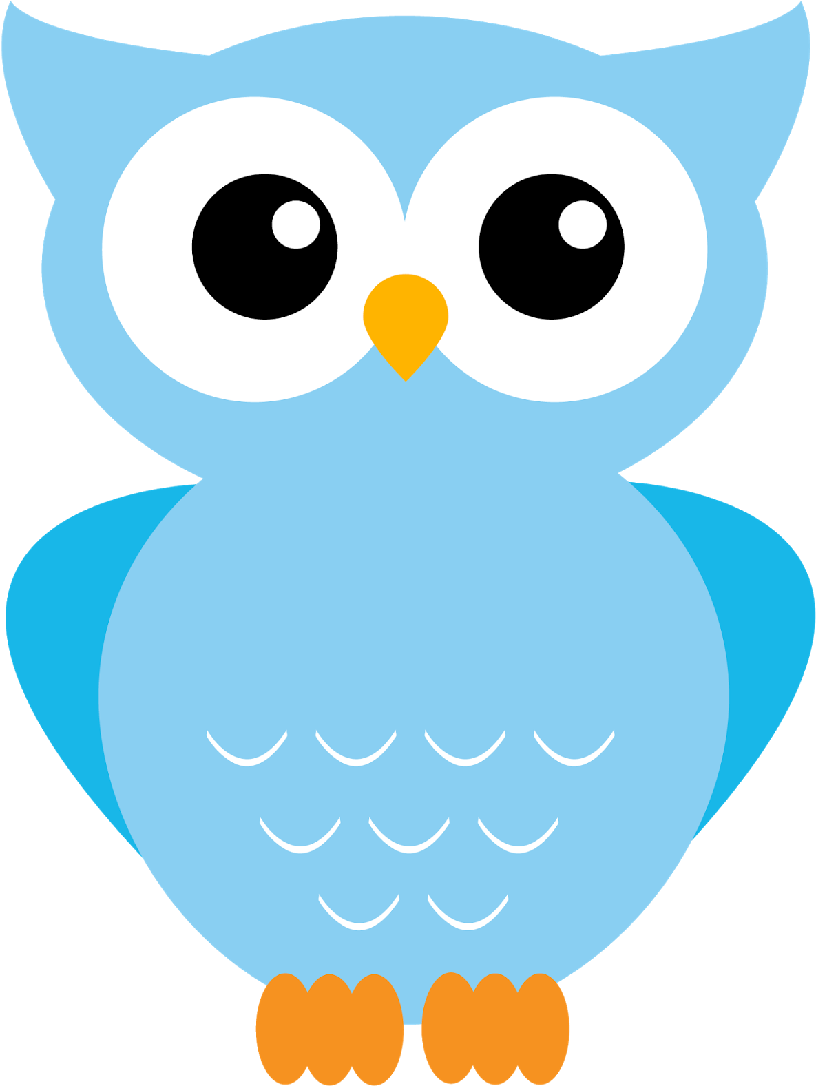 28 Collection Of Blue Owl Clipart - Printable Owl - Png Download (1203x1600), Png Download