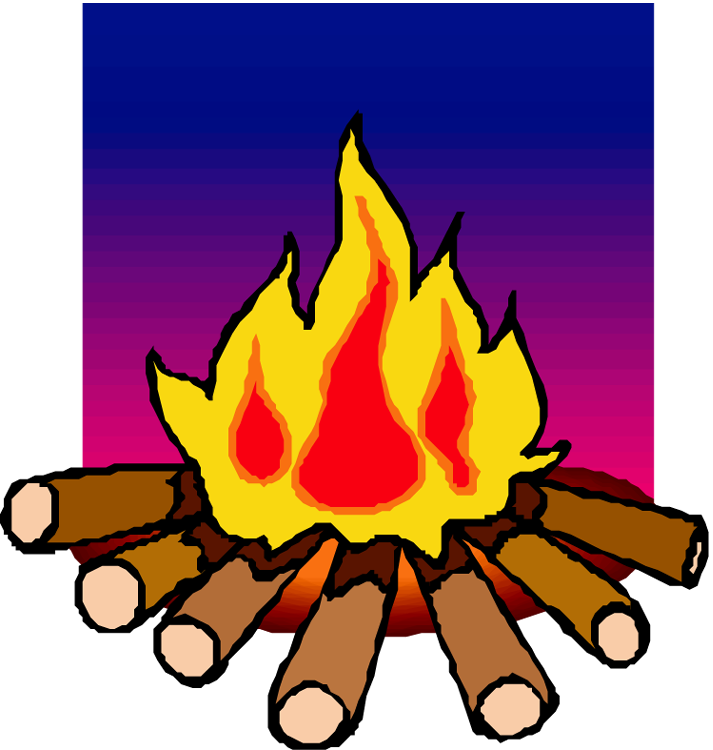 May » - Campfire Clipart (713x750), Png Download